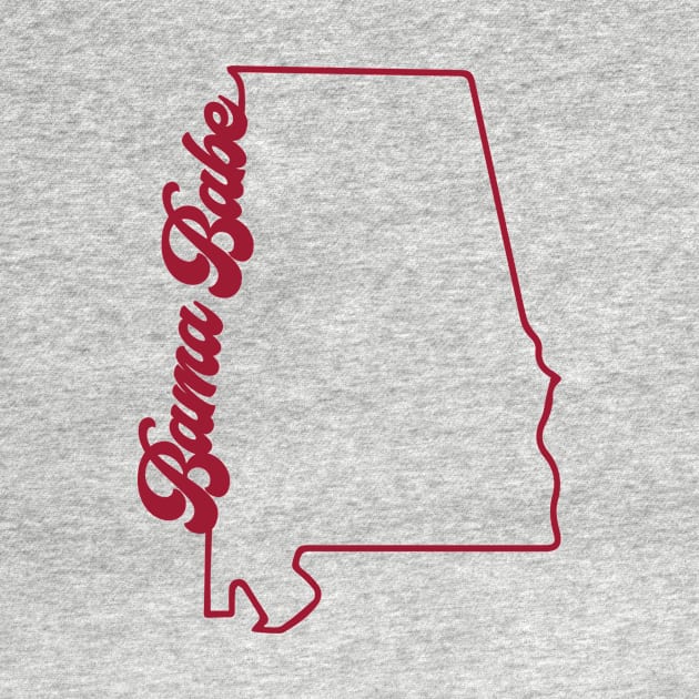 Bama Babe - Shape Of Alabama by OKObjects